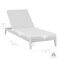 Armen Living Argiope Outdoor Patio Adjustable Chaise Lounge Chair in Aluminum with Gray Cushions 840254333017 - alternate 7
